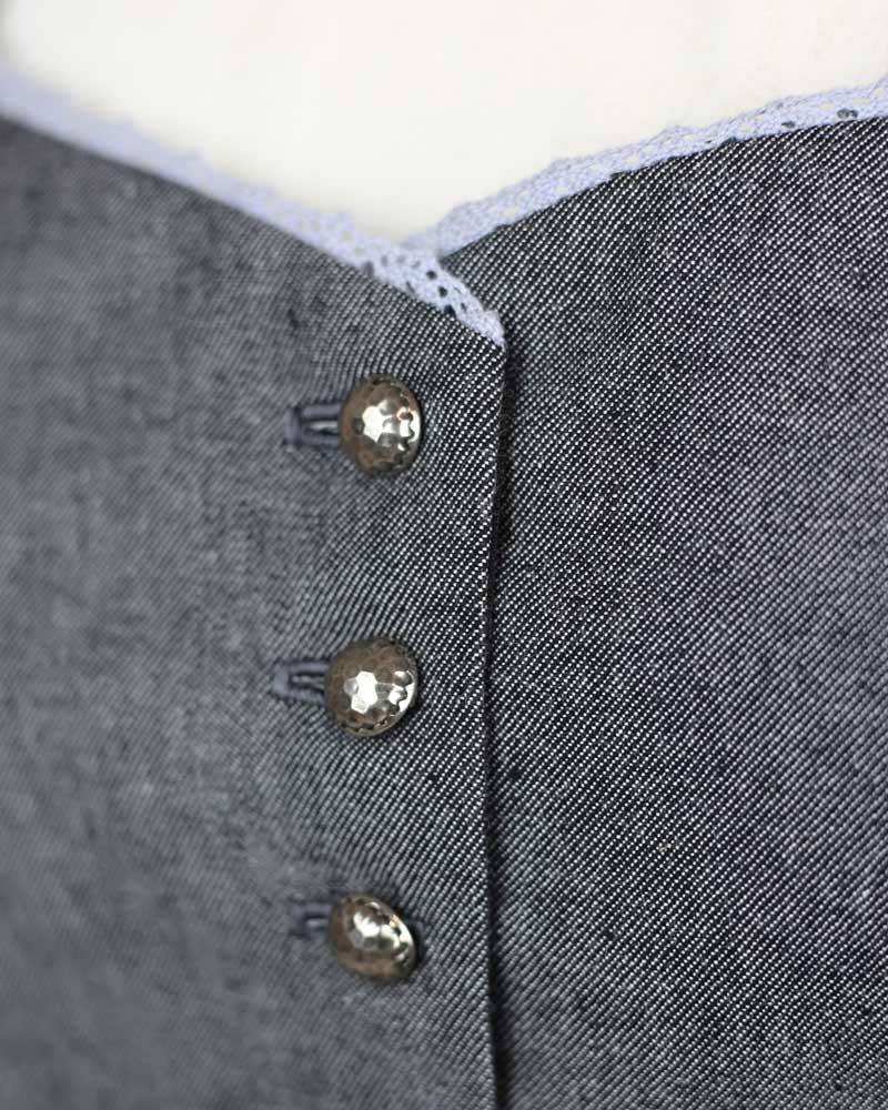 Jeans Mieder-Weste, grau, Baumwolle_03