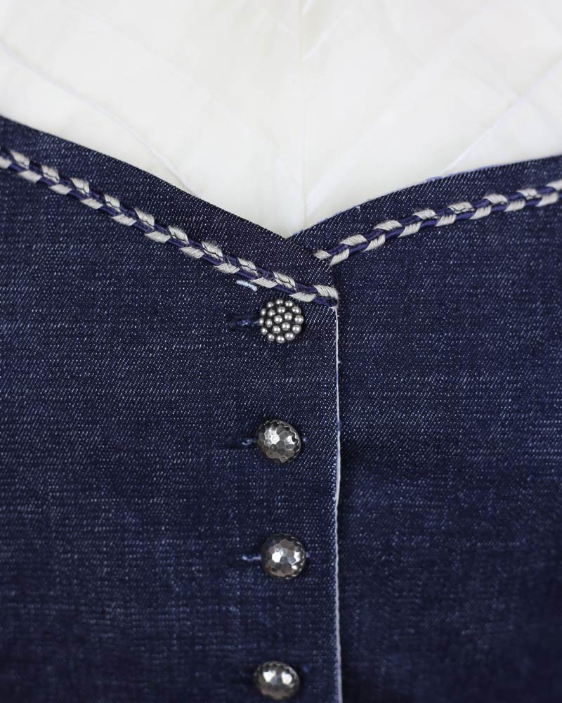 Jeans Mieder-Weste, dunkelblau, Baumwolle_01