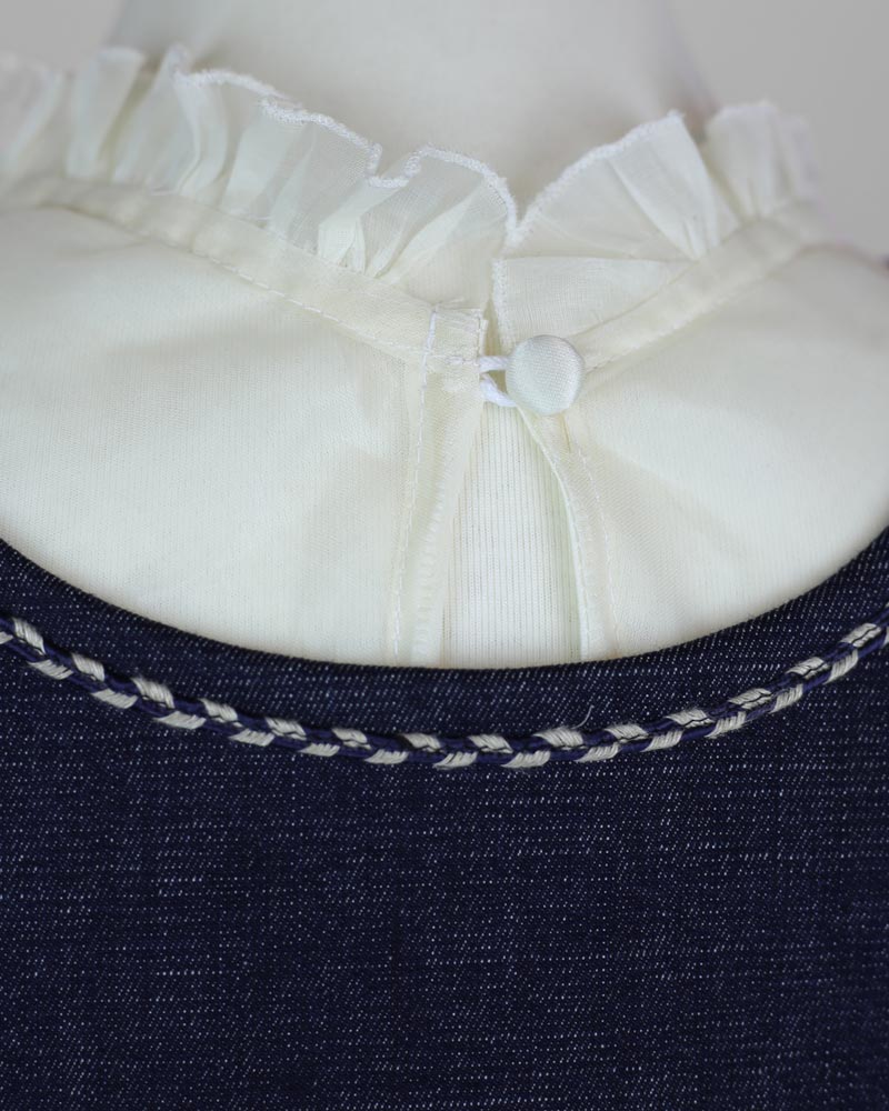 Jeans Mieder-Weste, dunkelblau, Baumwolle_02