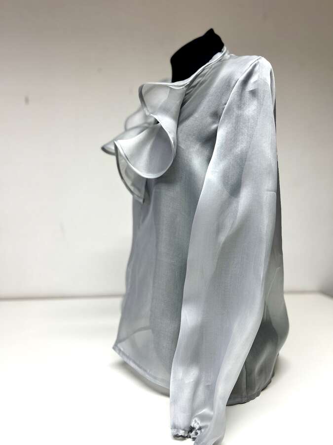 Bluse aus Seidenorganza_01