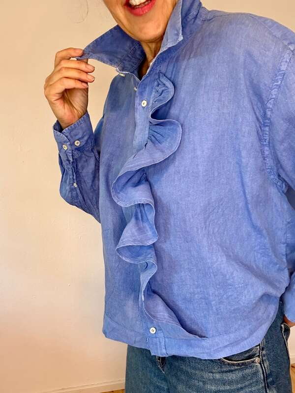 Bluse mit Volant_01