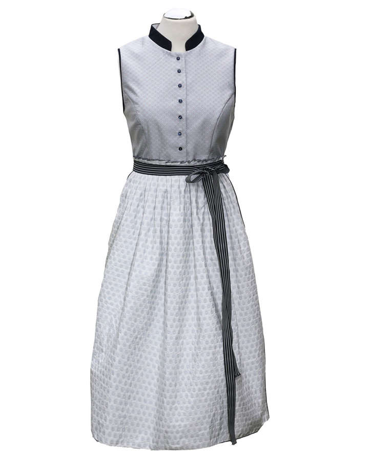 Dirndl Seide  hochgeschlossen