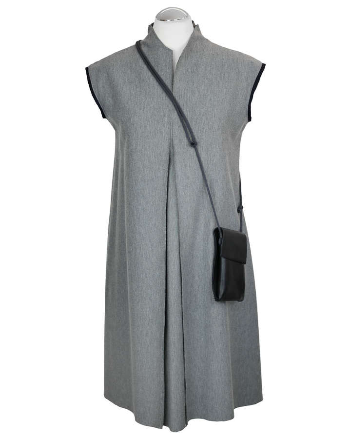 Kleid / Baumwolle, Jersey, graumélange_03