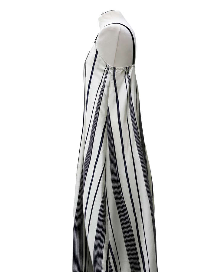 Kleid mit Streifen und Spaghettiträgern