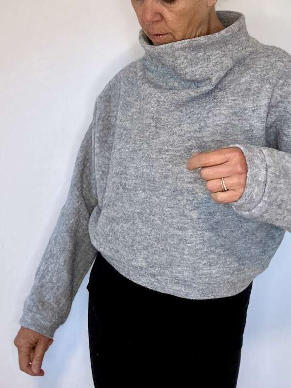 Pulli Turtleneck grau