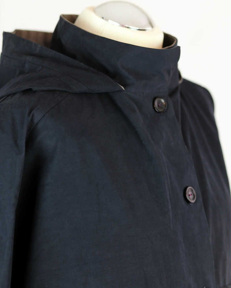 Jacke wind-und wasserabweisend, blau mit Kapuze_02