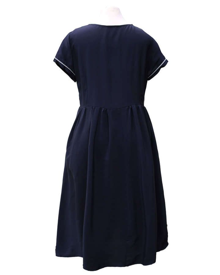 Seidenkleid navy_02