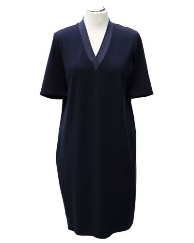 Sweatkleid in Jersey puntodiroma in navy