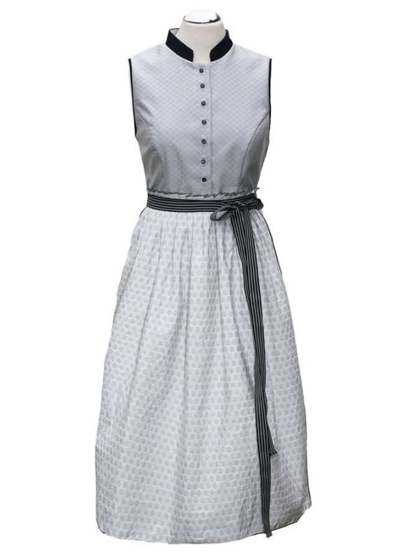 Dirndl Seide  hochgeschlossen