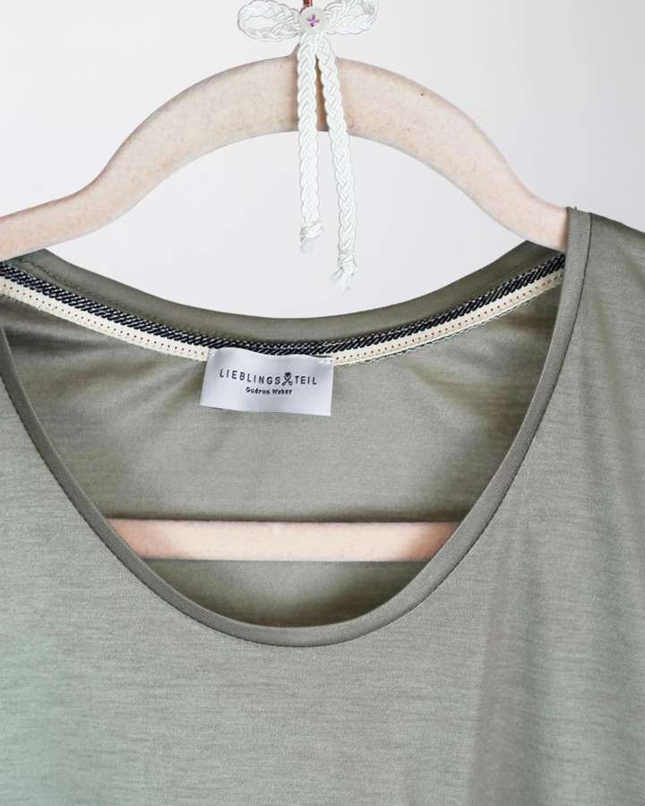 T-Shirt // Jersey, Baumwolle, Kurzarm, schiefergrün_02