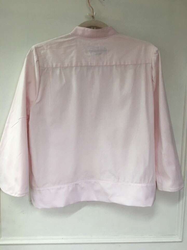 Bluse A-Linie Baumwolle circular rosa_03