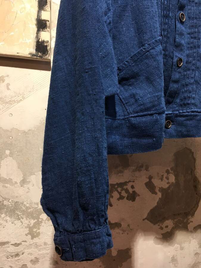 Hemdblusen Jacke aus weichem Leinen_03