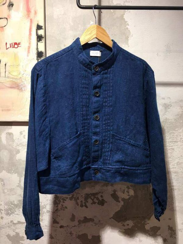 Hemdblusen Jacke aus weichem Leinen