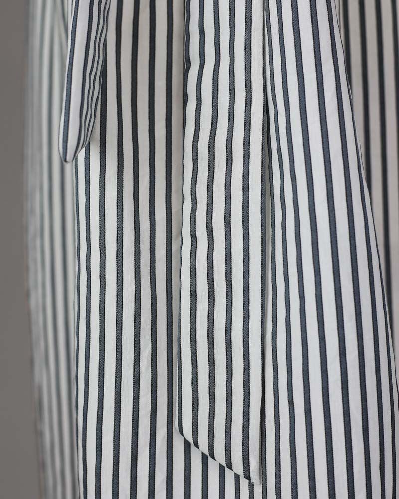 Dirndl-Schürze, Viskose, grau / weiß gestreift_02