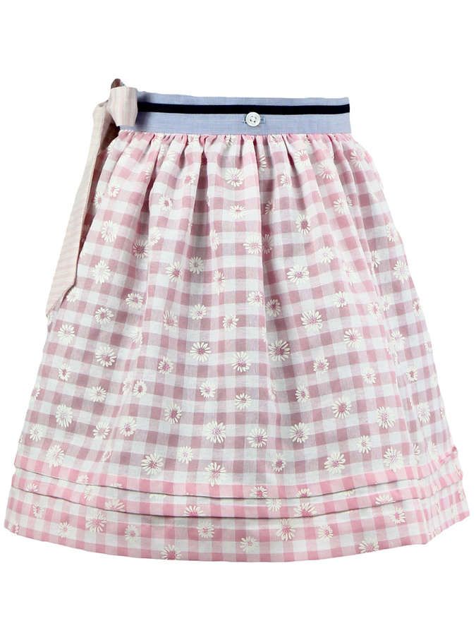 Kinder Baumwoll - Dirndl Vichykaro, mittelblau_01