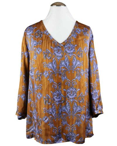 Bluse A-Linie aus Baumwolle circular