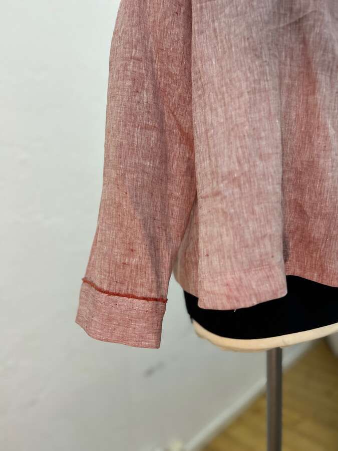Hemdbluse aus Hanfleinen, rotmelange_03
