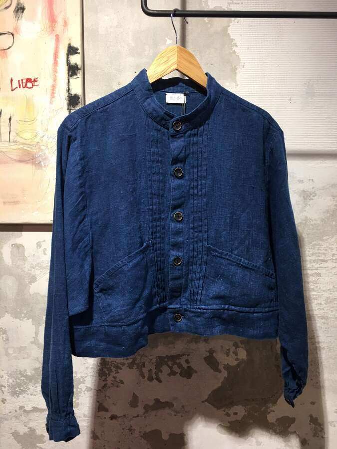 Hemdblusen Jacke aus weichem Leinen