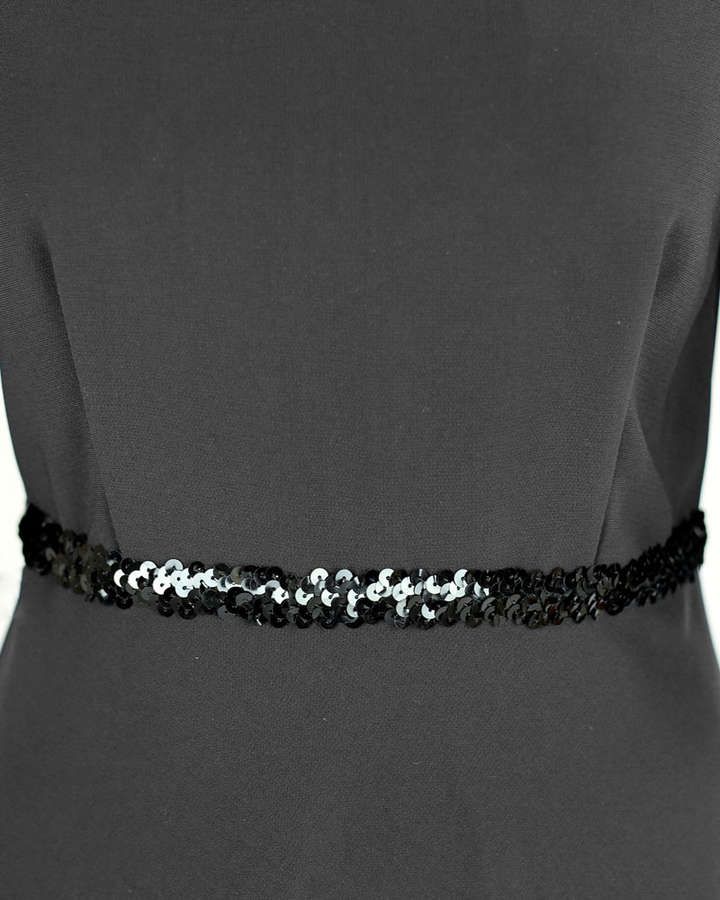 Konfektioniertes Kleid / Viskose, schwarz_01
