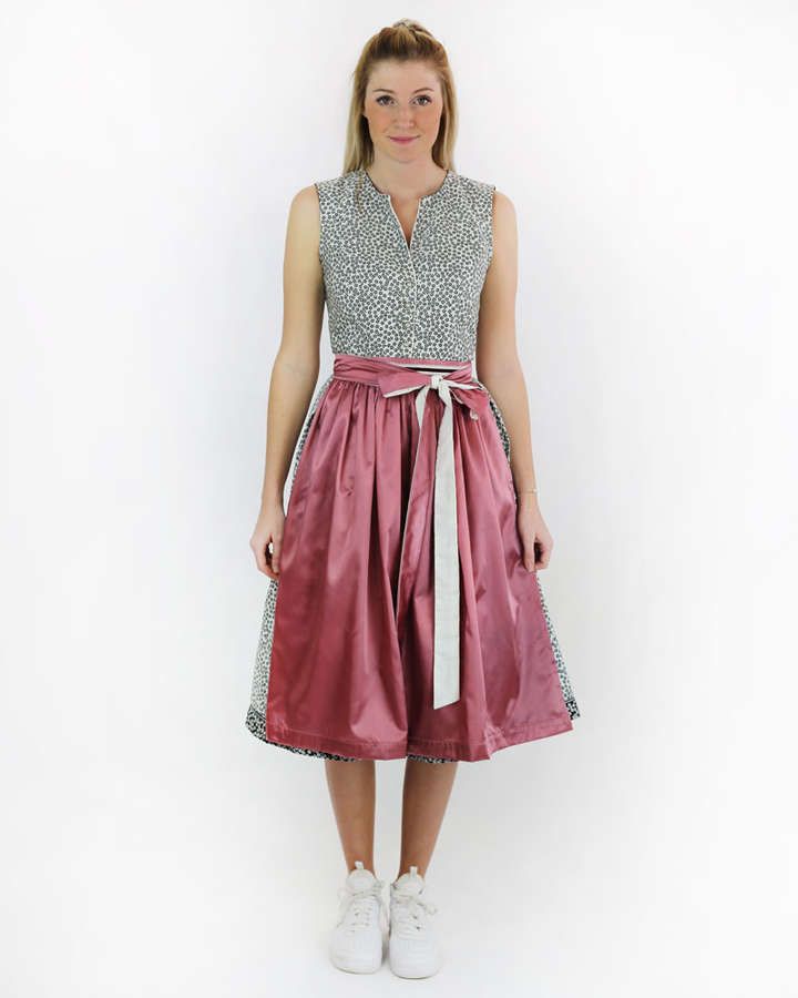 Ärmelloses Blumen-Jaquard Seidenkleid, schwarz / weiß_04