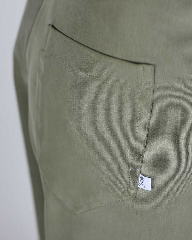 Hose, Twillstretch in khaki_03