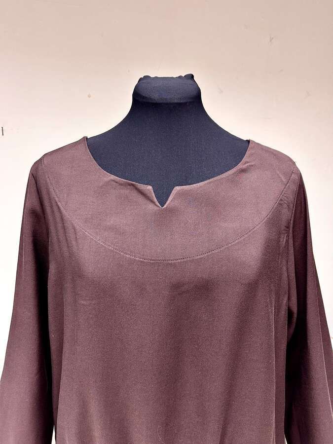 Bluse Langarm mit elastischem Bund_01
