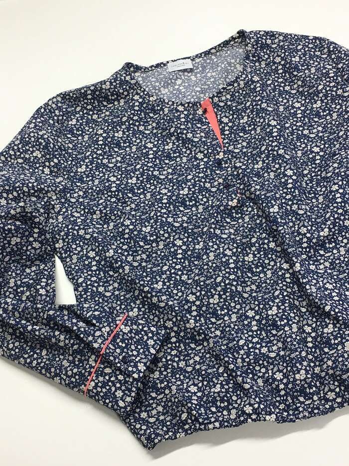Bluse Rundhals Baumwolle Millefleur_01
